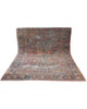 Tappeto Saruk 296x217 cm annodato a mano con medaglione centrale e ricchi motivi floreali.
