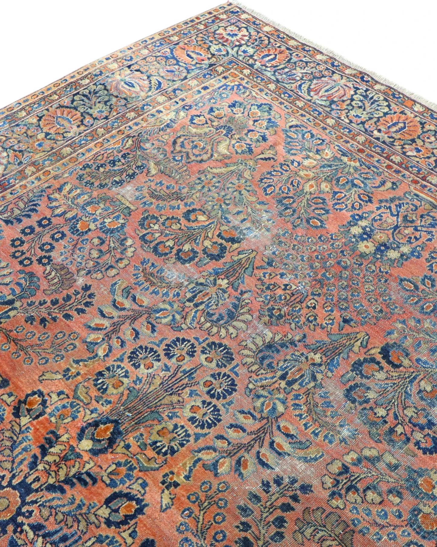 Tappeto Persiano Saruk 296x217 cm Annodato a Mano