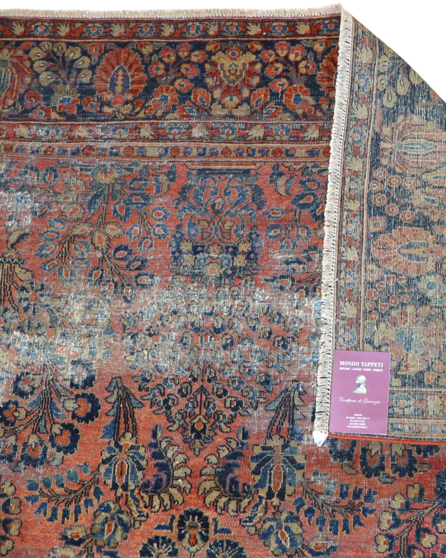 Tappeto Persiano Saruk 296x217 cm Annodato a Mano