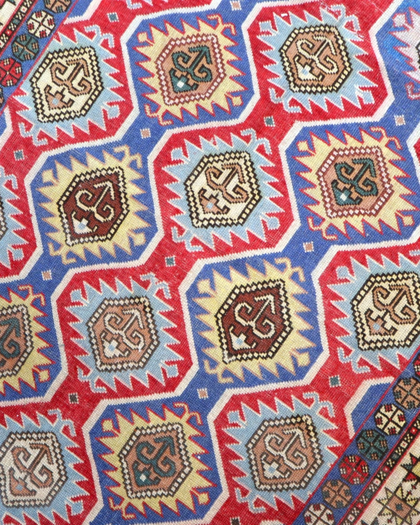 Tappeto Shirvan Antico 188x137 cm Annodato a Mano