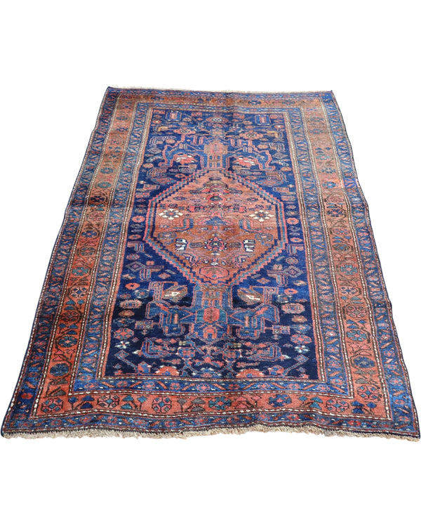 Tappeto Bijar Antico 197x122 cm Annodato a Mano