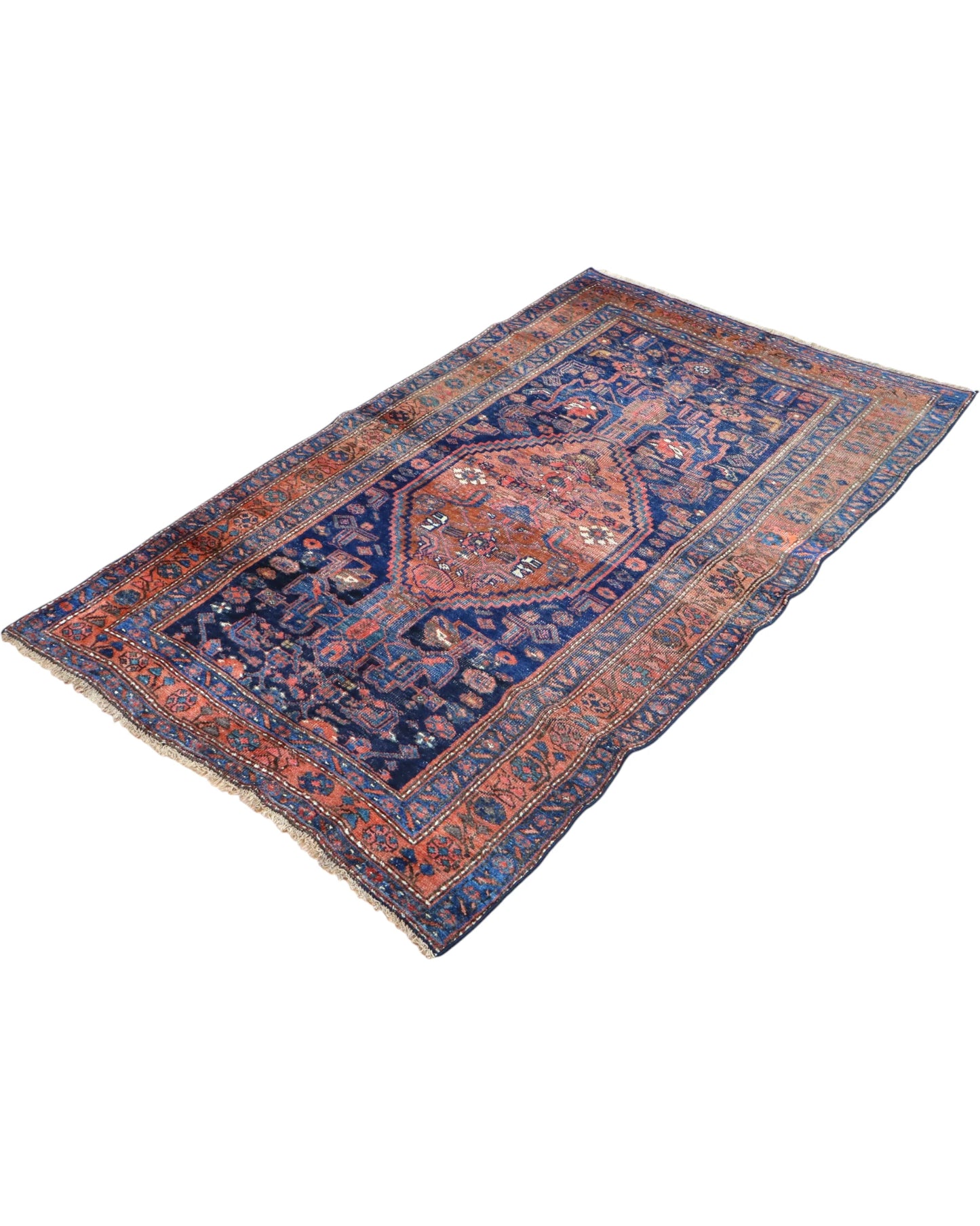 Tappeto Bijar Antico 197x122 cm Annodato a Mano
