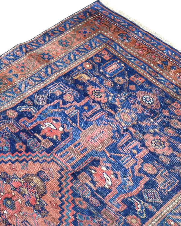 Tappeto Bijar Antico 197x122 cm Annodato a Mano