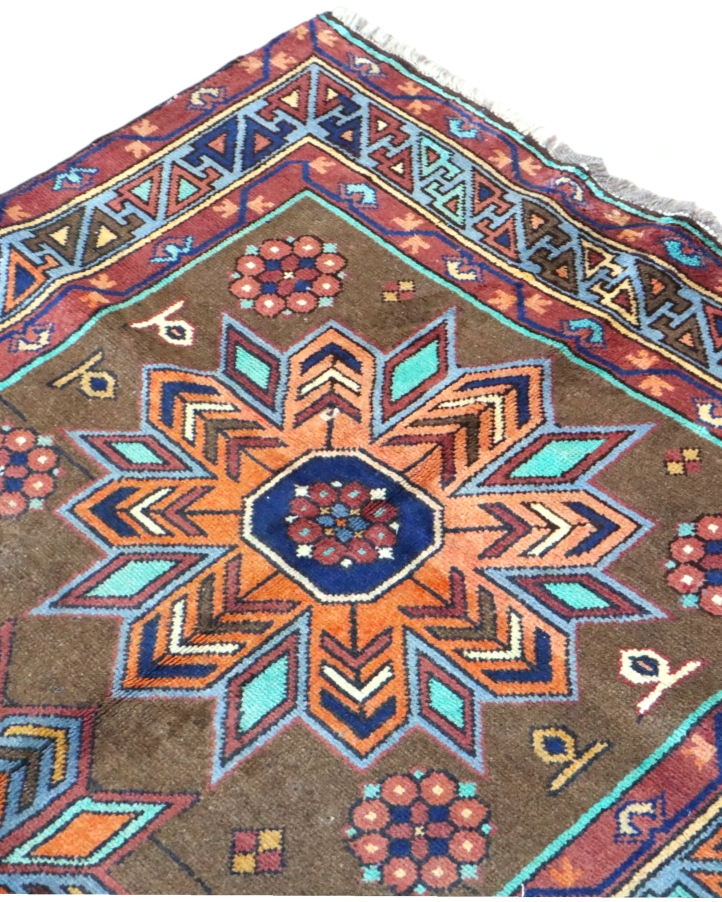 Tappeto Caucaso Antico 188x115 cm | Tappeto Orientale Annodato a Mano