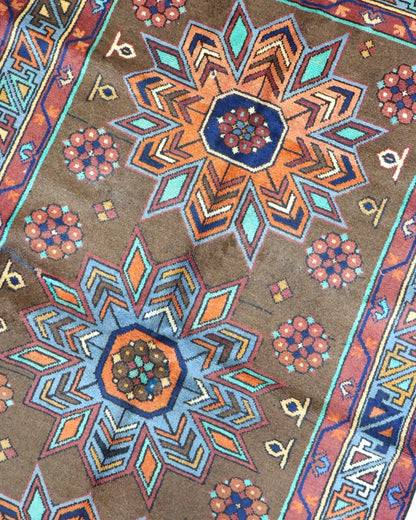 Tappeto Caucaso Antico 188x115 cm | Tappeto Orientale Annodato a Mano