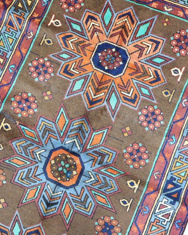 Tappeto Caucaso Antico 188x115 cm | Tappeto Orientale Annodato a Mano