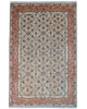 Elegante tappeto Tabriz annodato a mano, 300x200 cm, in cotone e lana con seta. Design avorio a 60 Raj, proveniente da Tabriz, Persia.