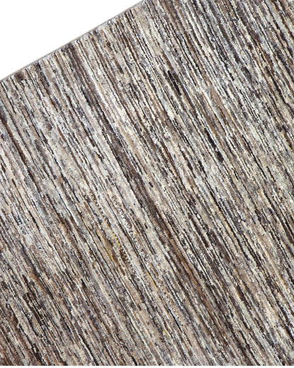 Tappeto moderno beige tono su tono 302x244 cm annodato a mano in lana e cotone, realizzato artigianalmente in Afghanistan.