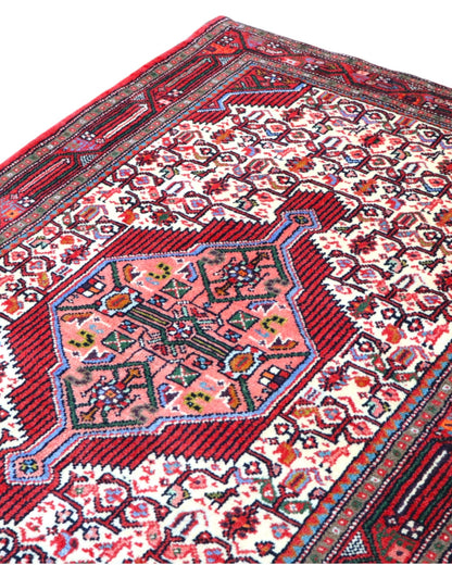 Tappeto persiano 158x108 cm beige per ambiente interno elegante