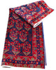 Tappeto Hamedan geometrico blu 150x109 cm in camera da letto