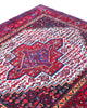 Tappeto persiano 138x130 cm rosso per ambiente interno elegante