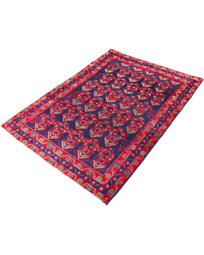 Tappeto orientale blu 150x109 cm decorativo per ingresso raffinato