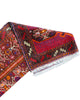 Tappeto Balochestan tribale rosso 116x91 cm in camera da letto