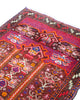 Tappeto persiano rosso con dettagli etnici 116x91 cm per soggiorno