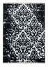 Tappeto Persiano Moderno 292x202 cm Nero e Avorio Vintage