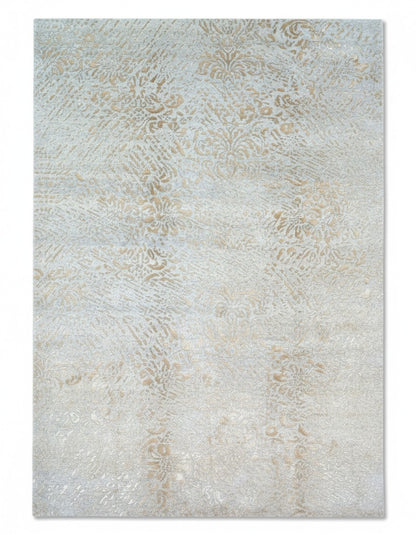 Tappeto Persiano Moderno 280x185 cm Avorio e Beige Floreale