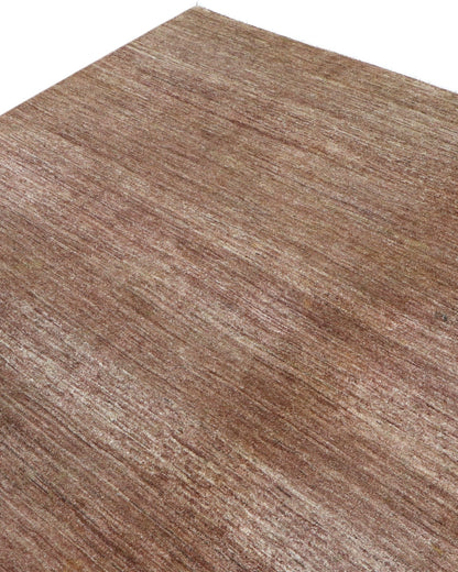 Tappeto in lana 295x202 cm neutro tortora per studio elegante e accogliente.