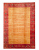 Tappeto Persiano Moderno 297x200 cm Arancio e Rosso Geometrico