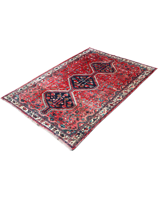 Tappeto 210x160 cm avorio blu e turchese per medi spazi eleganti.