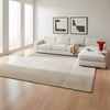 Tappeto moderno "Serenità Naturale", 367x273 cm, beige con sfumature tono su tono, minimalismo e raffinatezza, certificato di autenticità incluso.