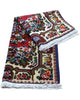 Tappeto persiano rosso con dettagli multicolore 153x107 cm per soggiorno
