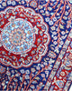 Tappeto Kerman 152x96 cm con medaglione centrale, perfetto per la camera.
