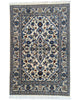 Tappeto persiano 150x107 cm avorio con motivi floreali in soggiorno elegante