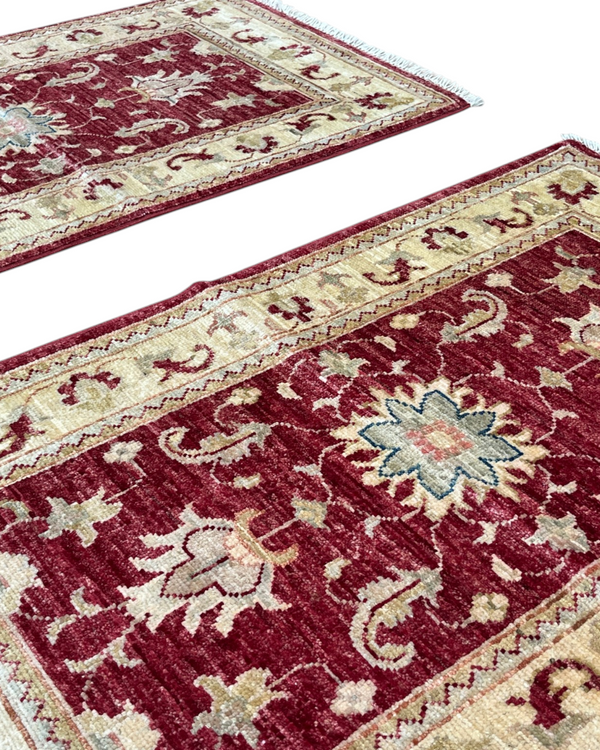 Tappeto Farahan Rosso e Beige