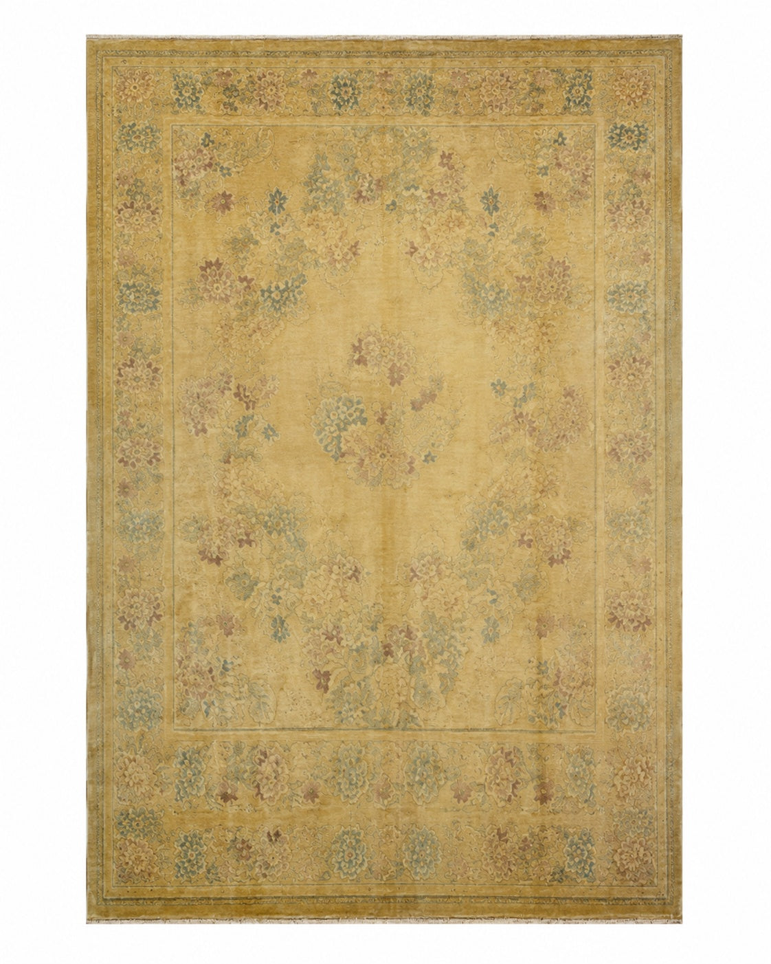 Chinese silk rug 297x243cm