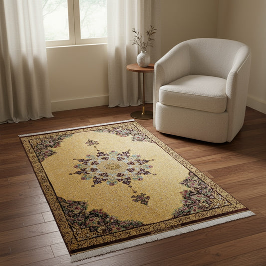 Tappeto qum Pura seta 163x96cm