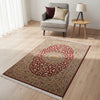 Tappeto Persiano Qom 152x97cm Rosso Medaglione