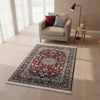Tappeto Persiano Isfahan 170x110 cm Rosso Floreale