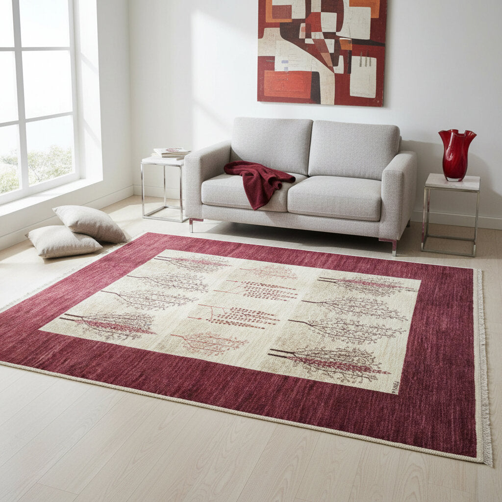 Modern rug 226x186cm