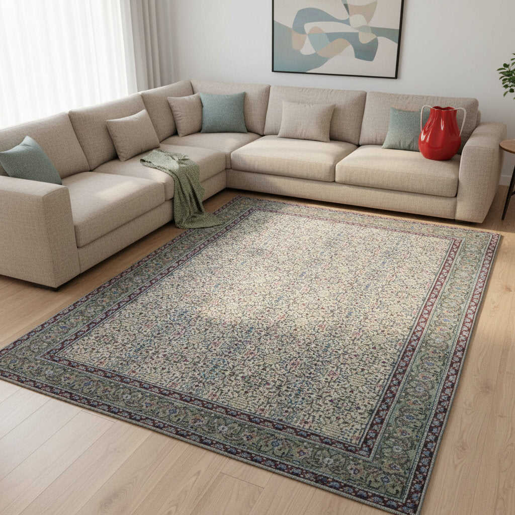 Turkish Ushak Rug 296x198cm