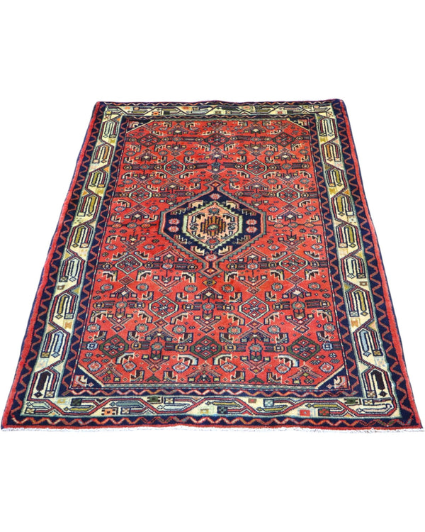 Tappeto orientale rosso 150x105 cm decorativo per ingresso raffinato