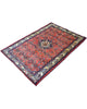 Tappeto persiano 150x105 cm rosso per ambiente interno elegante
