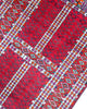 Tappeto Bokhara geometrico rosso 130x90 cm in camera da letto