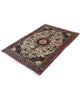 Tappeto orientale avorio 165x115 cm decorativo per ingresso elegante