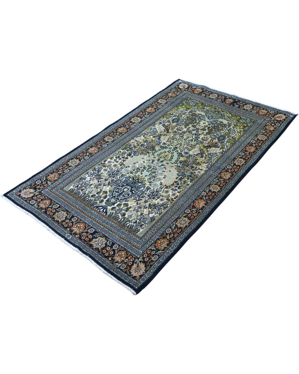 Tappeto orientale beige 157x97 cm decorativo per ingresso elegante