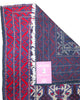 Tappeto persiano rosso con dettagli blu 135x81 cm per ingresso