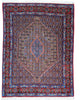 Tappeto Sanneh multicolore 163x123 cm con disegno geometrico in salotto