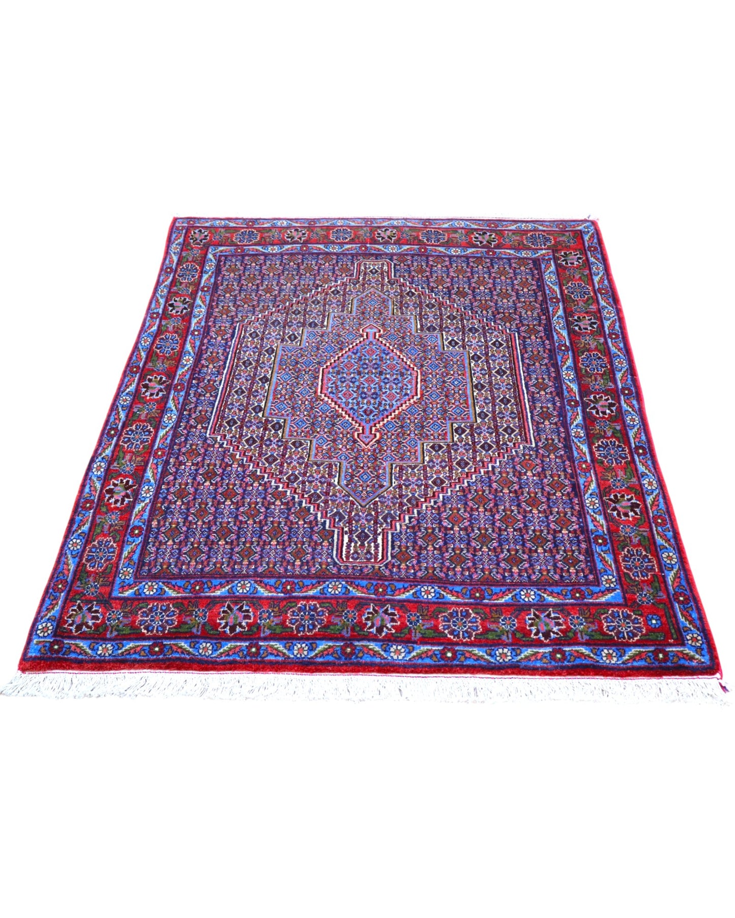 Tappeto orientale multicolore 163x123 cm decorativo per ingresso elegante