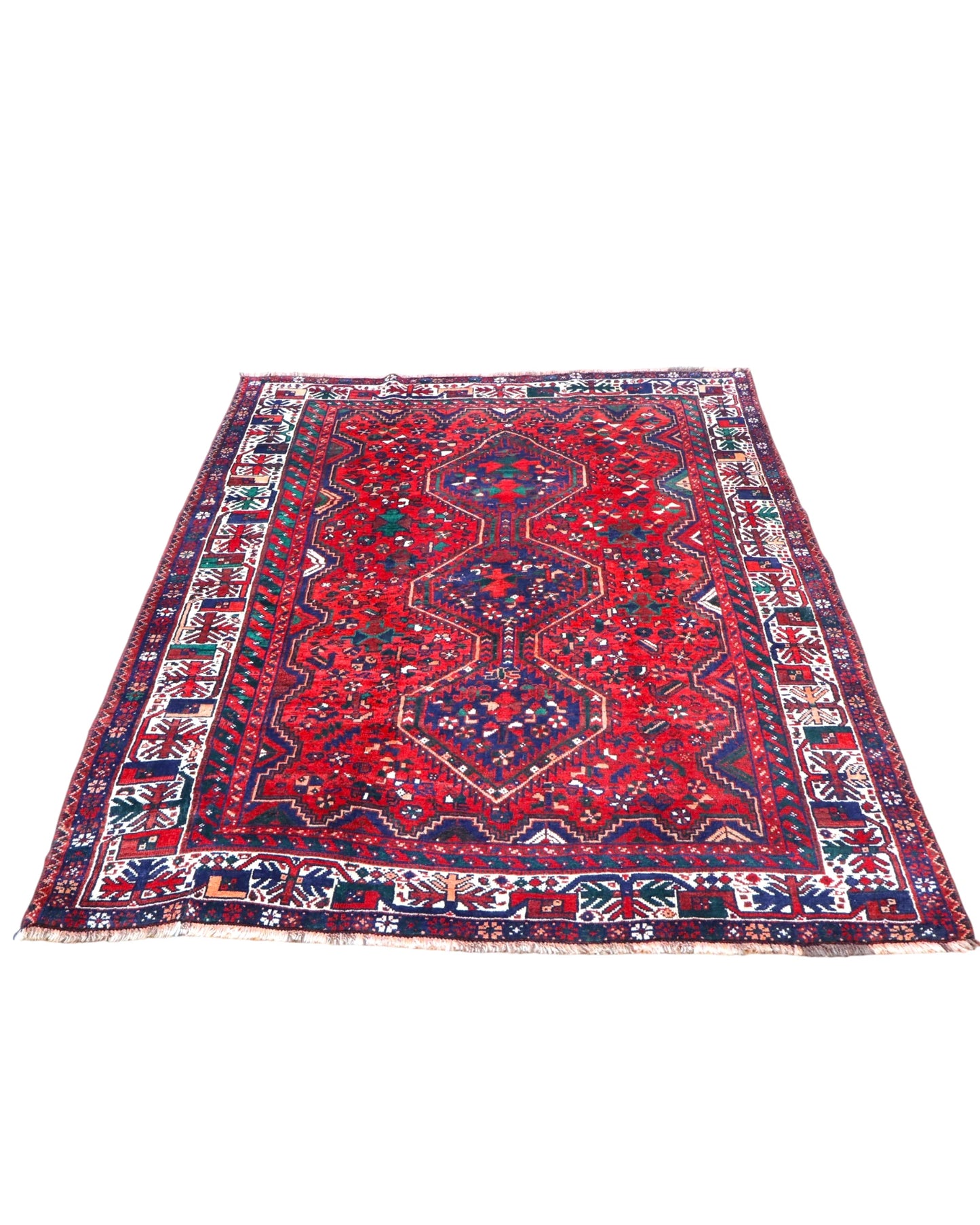 Tappeto Shiraz annodato a mano 217x168 cm per grandi ambienti