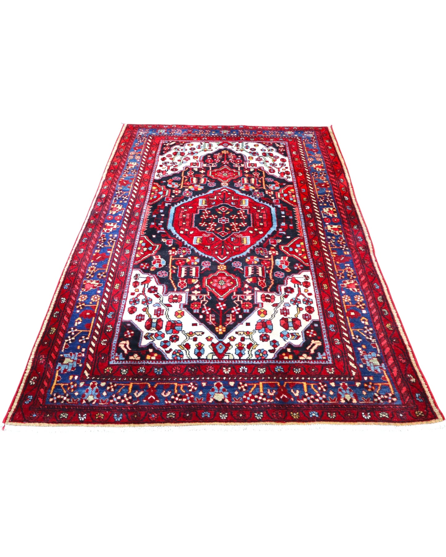 Tappeto Nahavand annodato a mano 252x158 cm per grandi ambienti