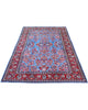 Tappeto Sarak azzurro 245x163 cm per salotto classico