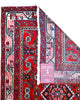 tappeto hamedan tradizionale con design ricco e bordura decorata