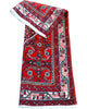 tappeto hamedan tradizionale con design ricco e bordura decorata