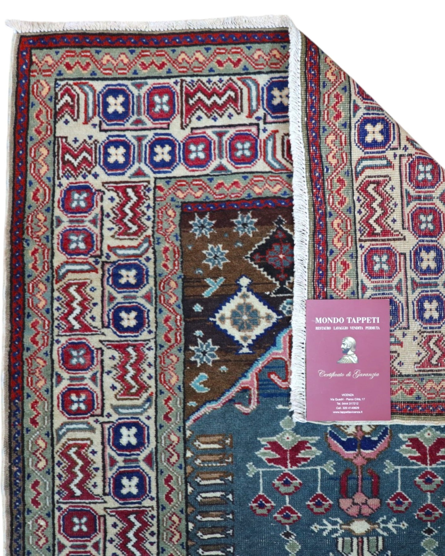 Tappeto Turco 133x89 cm Blu