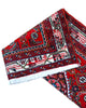 tappeto hamedan tradizionale con design ricco e bordura decorata
