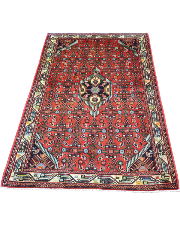 Tappeto Hamedan fatto a mano in lana persiano 165x102 cm